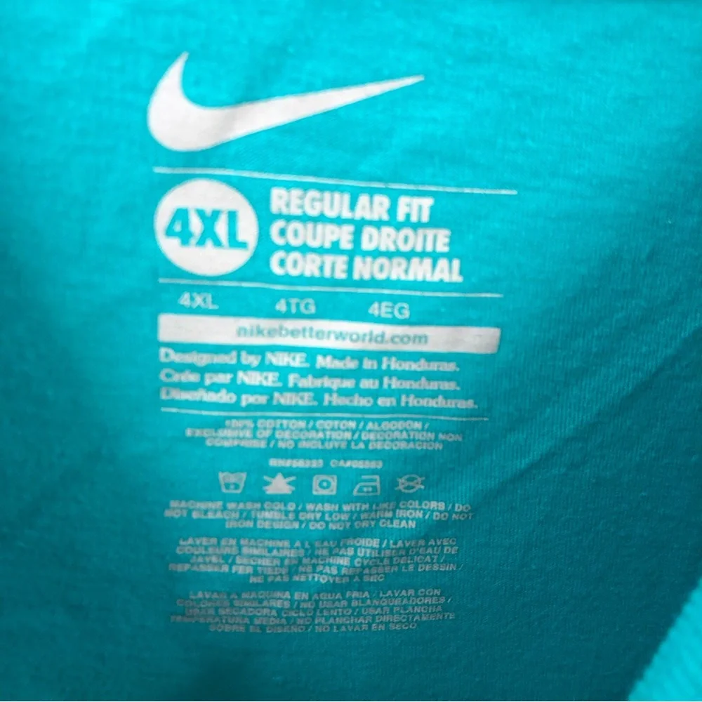 Nike Tshirt Mens 4XL Regular Fit Just Do It Spellout Logo Shirt